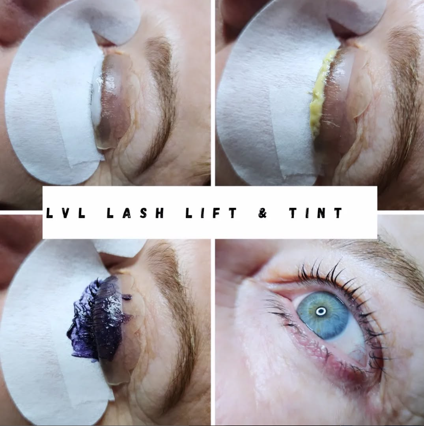 LVL Lash Lift and Brow Sculpt results